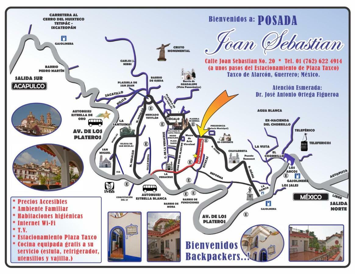 Posada Joan Sebastian Taxco de Alarcon Exterior foto